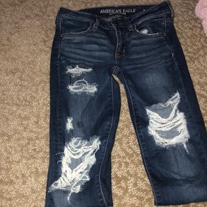 american eagle ripped jeans